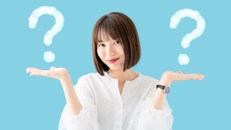 疑問を抱く女性